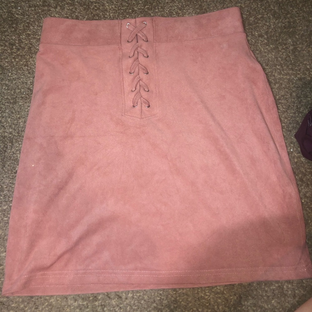 Pink skirt